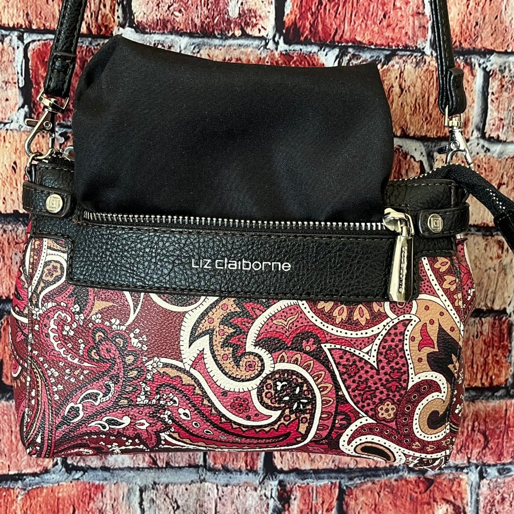 EUC Liz Claiborne Paisley Crossbody Bag - Picture 7 of 9